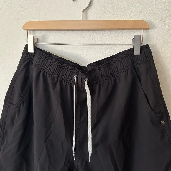 Black Athletic Shorts with Logo - Picture 3 of 4